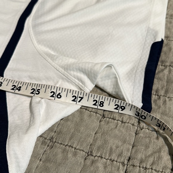 Nike team dri-fit polo shirt 3XL white with navy - Picture 4 of 6